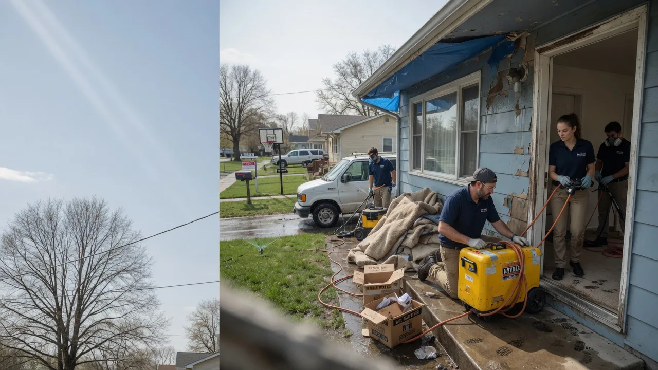 Basement Flood Cleanup in Walnut Shade, MO near me